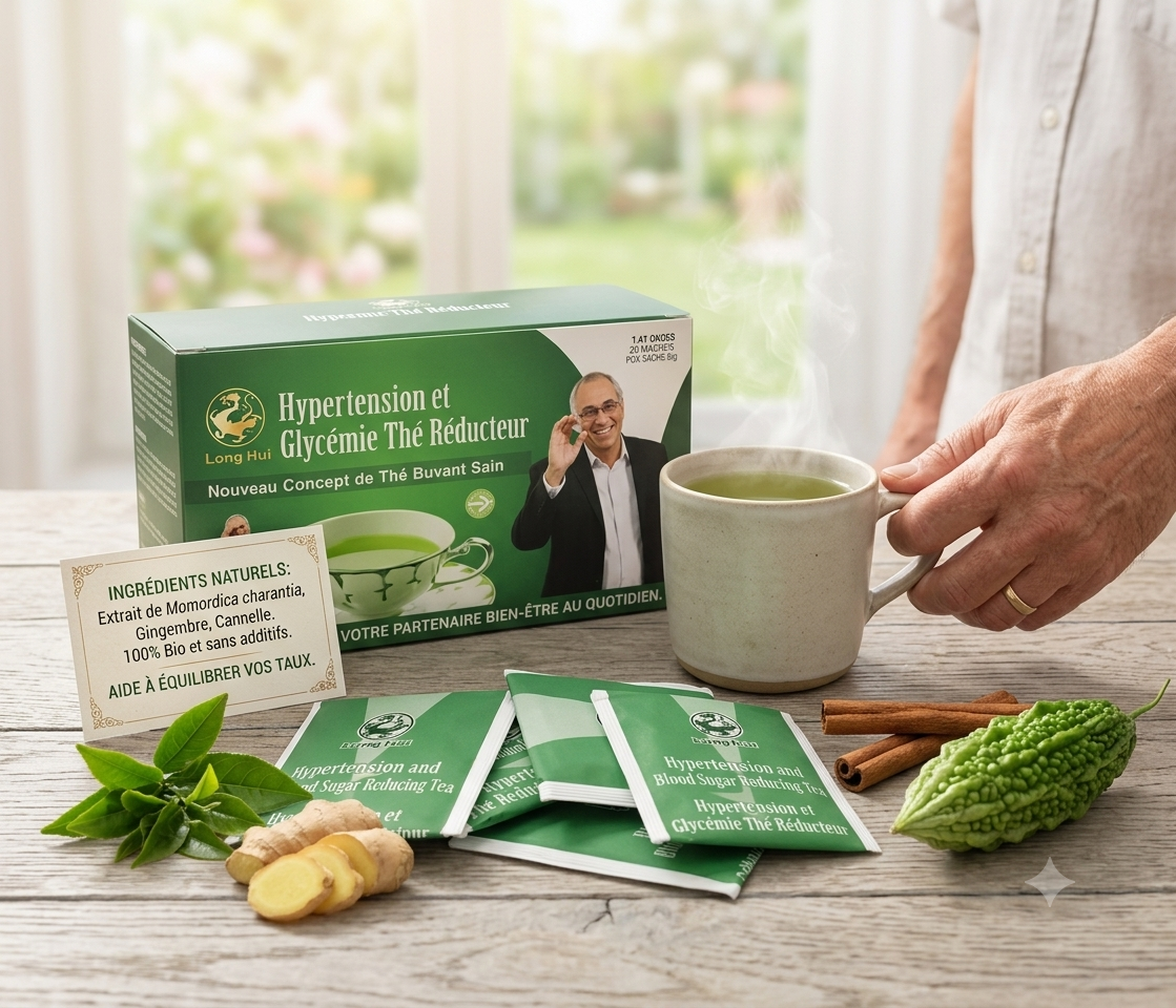 Thé Vital — Tension & Glycémie : Retrouvez l'équilibre en 30 jours, naturellement.