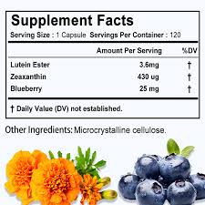 Blueberry Lutein Ester – Soin Complet des Yeux pour une Vue Claire