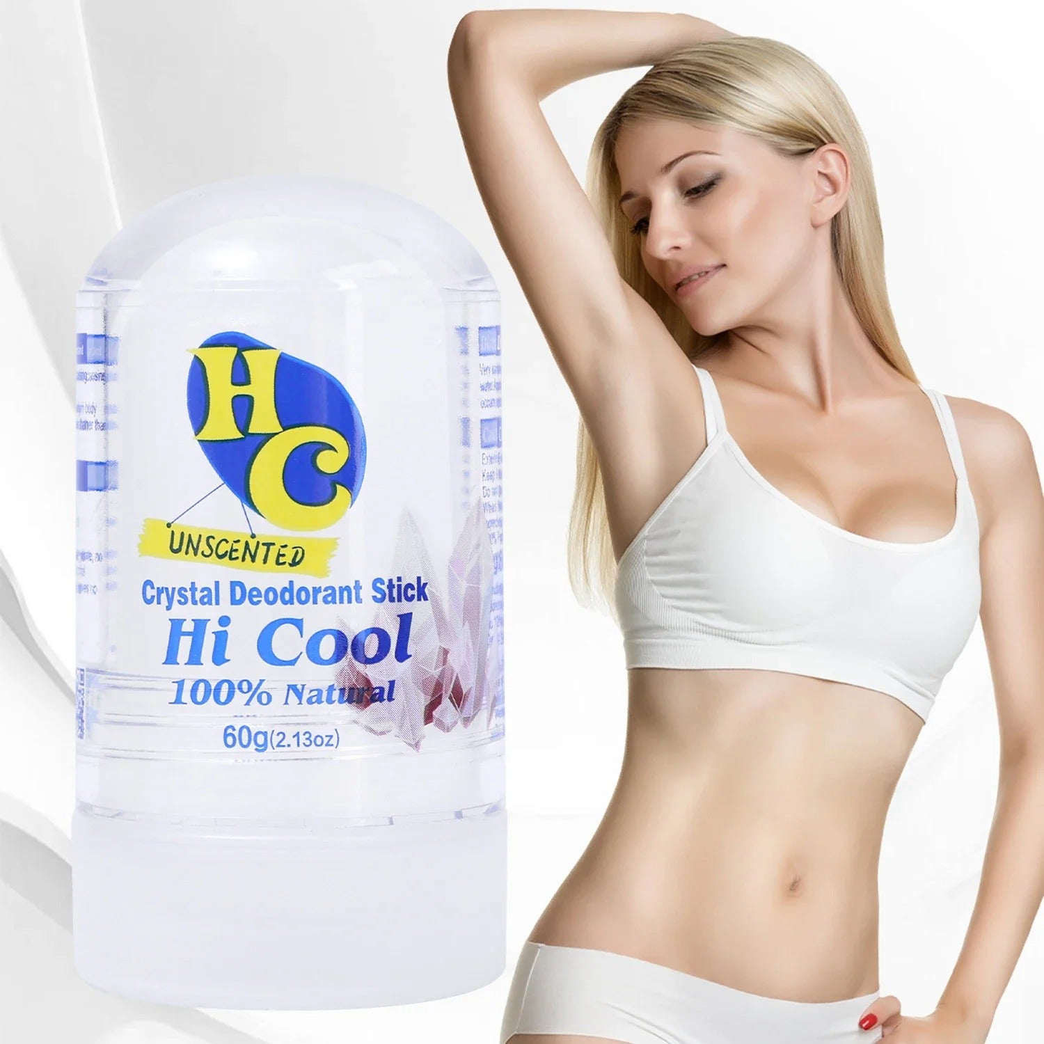 Deodorant pierre d'alun - solution contre les odeurs corporelles