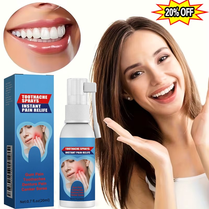 Spray Dentaire Toothache – Soulagement Rapide des Douleurs Dentaires